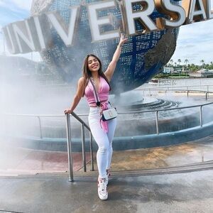 Top cropped pink zara size Xs